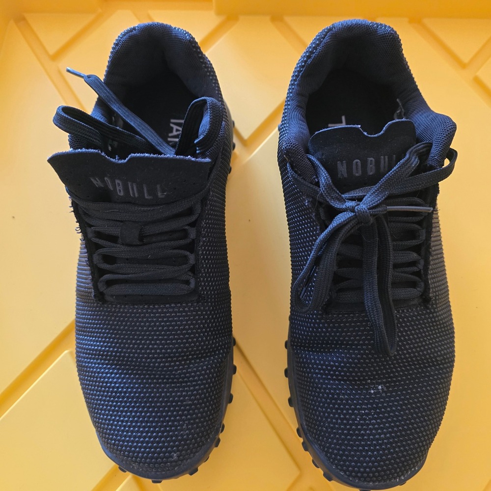NOBULL Superfabric Ripstop Trainer Black Mens 7.5 Womens 9 Training Shoes